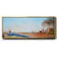 «The Plain of Colombes, White Frost» - toile encadrée-110895479