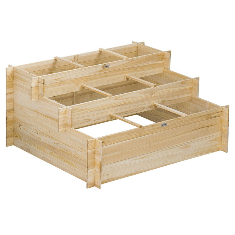 Wood Raised Garden Bed