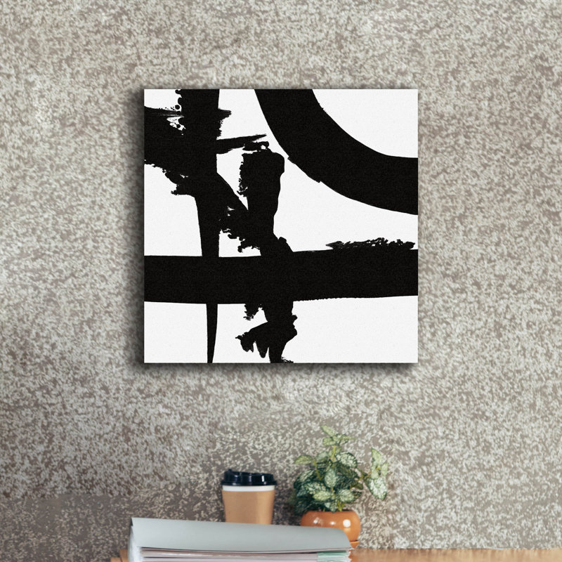 «Crossing Paths 2» par Sarah Adams, art mural sur toile, H 18 po x l 18 po x P 0,75 po