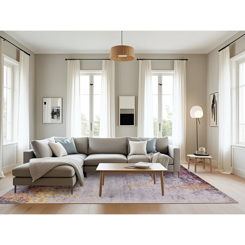 Cannon Abstract Indoor Rug, Rectangle 8' x 12'