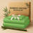 Luxury 4 Piece Solid Sheets Soft Rayon From Bamboo Blend Bedding Sheet Set-277409563-277409564