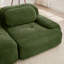 Et coin en velours côtelé olive, tissu doux et chaud, ajustement multi-angles avec matériau tactile, aucun assemblage requis, dossier réglable