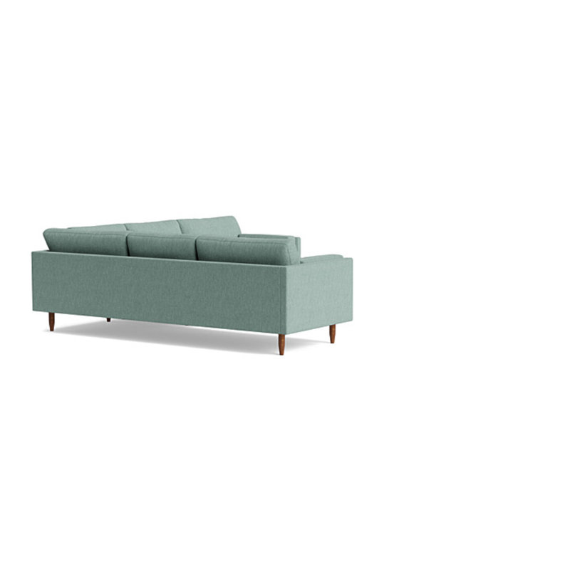 Skinny Fat Sectional, Left Hand Facing, Performance Weave - Spa
