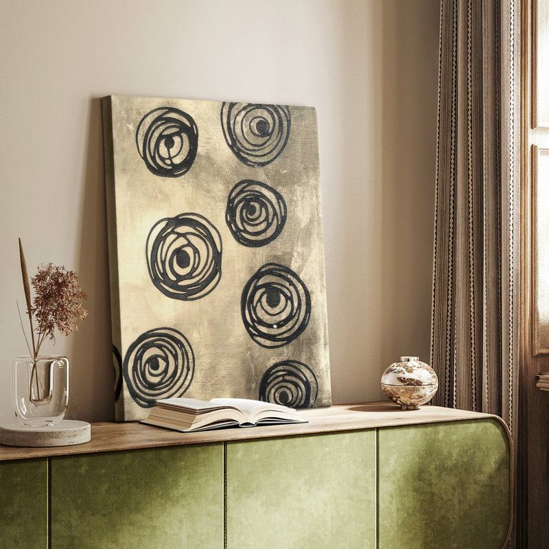 Quantum Circles I -Custom Wrapped Gallery Cavas