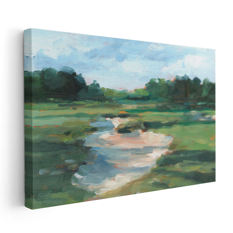 «Golf Course Study I», reproduction d'art sur toile, H 24 po x l 36 po