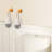 2 Pieces Knob Round Base Wall-Mount Robe/Towel Hook In Matte Black-119559652