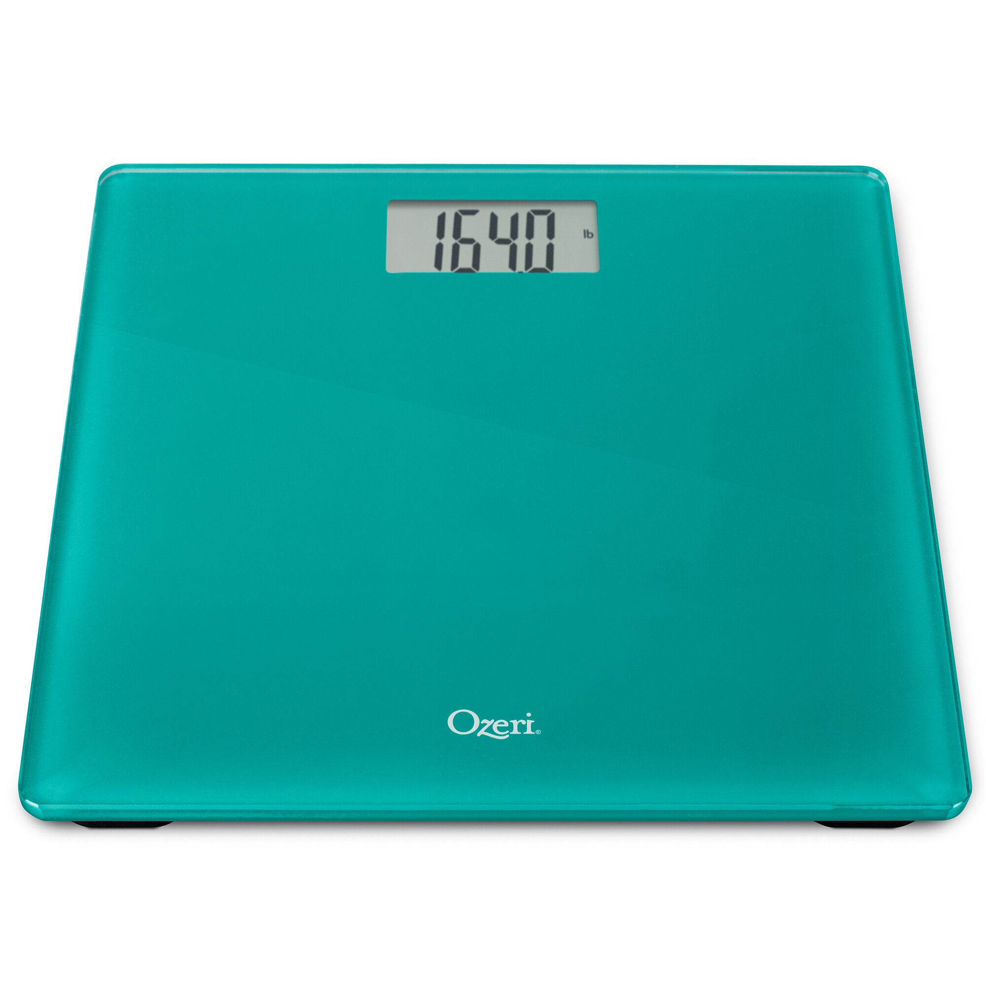 Ozeri Precision Bath Scale (440 lbs) in Tempered Glass, with 50 Gram (0.1 lbs) Sensor Technology and Infant, Pet & Luggage Tare, White