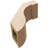 Timberthane Rough Cedar Faux Wood Del Monte Knee Brace, 5"W x 10"D x 10"H, Primed Tan-88136391