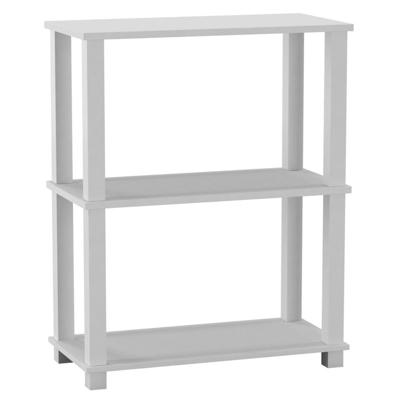 Shavan Solid Wood End Table, White
