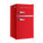 FRIGIDAIRE Retro 2-Door Compact Fridge Freezer Combo, 3.1 Cu. Ft., Stainless Steel, Built-in Bottle Opener-100663868