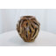Vase décoratif en bois de teck à la main Chimaihe-999199480