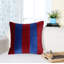 Striped Velvet Throw Pillow-98480917