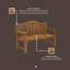 Tarone Outdoor Bench-1613304881