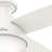 Dempsey Low Profile 44" 4 - Blade Indoor Flush Mount Small Room Ceiling Fan with Lights and Remote-20702929