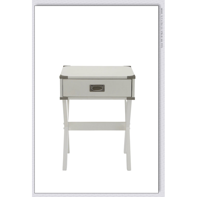 Table d'appoint Babs, Blanc