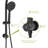 Multi Function Dual Shower Head - Shower System With 4.7" Rain Showerhead, 7-Function Hand Shower, Adjustable Slide Bar-114230225