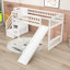 Lit mezzanine simple avec échelle et glissade-902528041