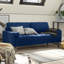 Brumback 70" Velvet Square Arm Sofa-1150332334