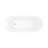 Moab 63.75'' x 27.38'' Freestanding Soaking Acrylic Bathtub
