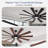 62"/72 Ceiling Fan with Light,Reversible DC Motor,3-Color-Temp LED,Remote Control-128991768-128991771