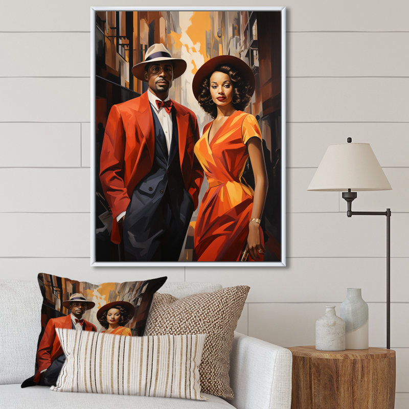 Harlem Renaissance Celebration II - Harlem Renaissance, impressions sur toile FL72683, H 40 po x l 30 po x P 1,5 po