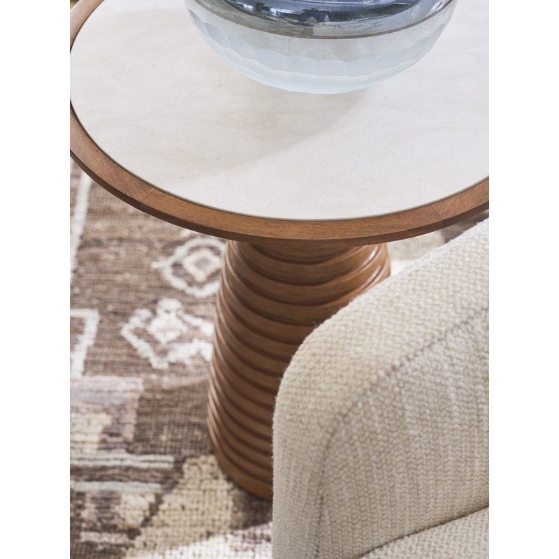La Costa Marble End Table