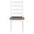 Rustic Style 6-Piece Dining Room Table Set With 4 Ergonomic Designed Chairs & A Bench (Walnut + Cottage White)