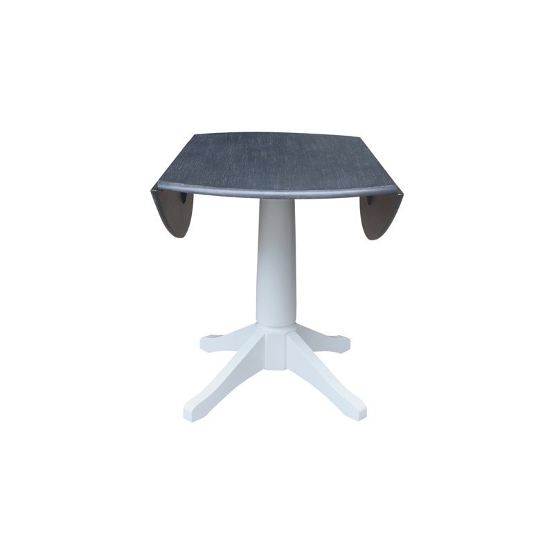 Table de salle à manger Sturges, Blanc / gris bruyère