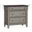Commode de chevet 3 tiroirs Cathleen