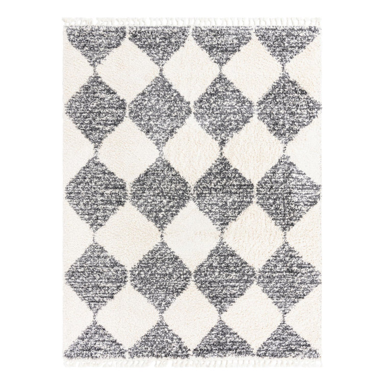 Serenity Shag Geometric Indoor Rug