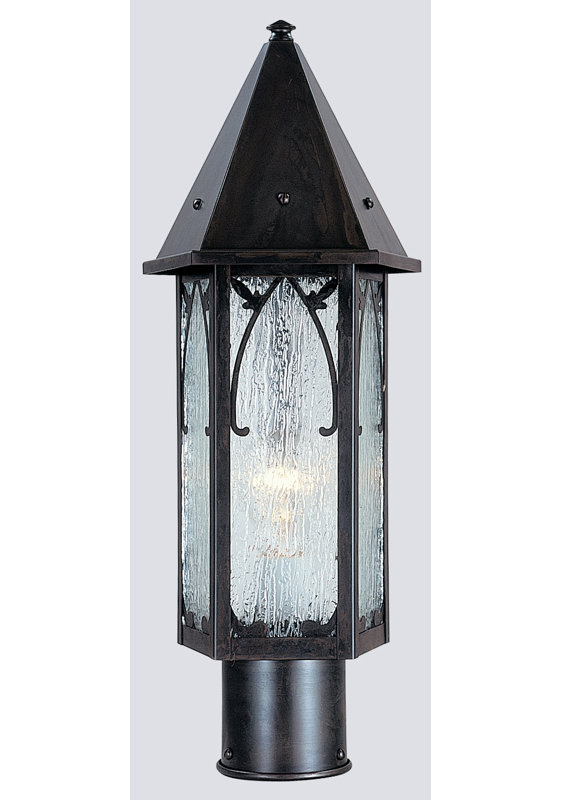 Saint George 1 - Light Lantern Head, 23.5" H x 10" W, Bronze, Rain Mist