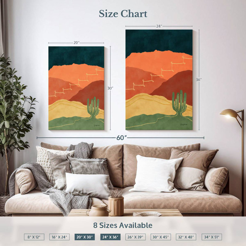 Avery Mountainous II, 36" H x 24" W