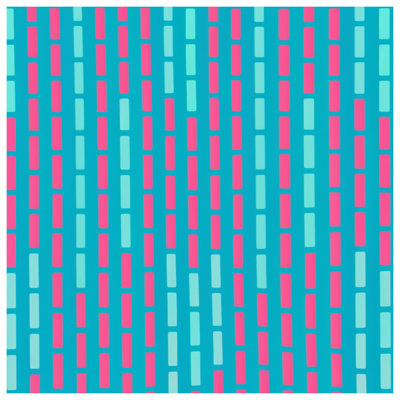 Blue Pink Rectangles Comforter