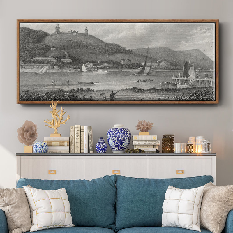 The Highlands of the Neversink - toile encadrée, H 8 po x l 20 po