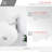 STYLISH Opulence 15-3/4"L White Oval Vessel Sink