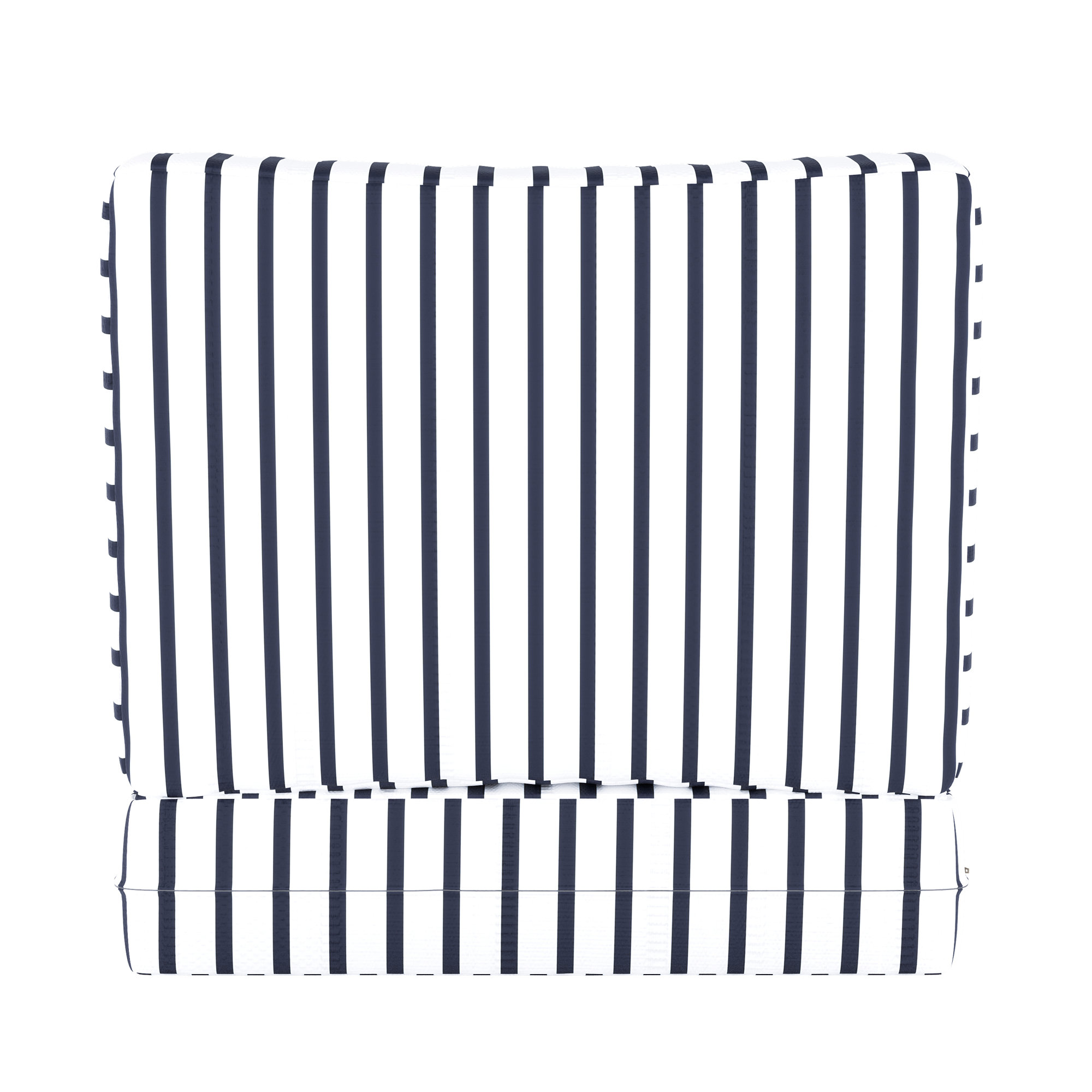 Amala Indoor/Outdoor Sunbrella® Cushion, Sunbrella Lido Indigo, 24" W x 5" D