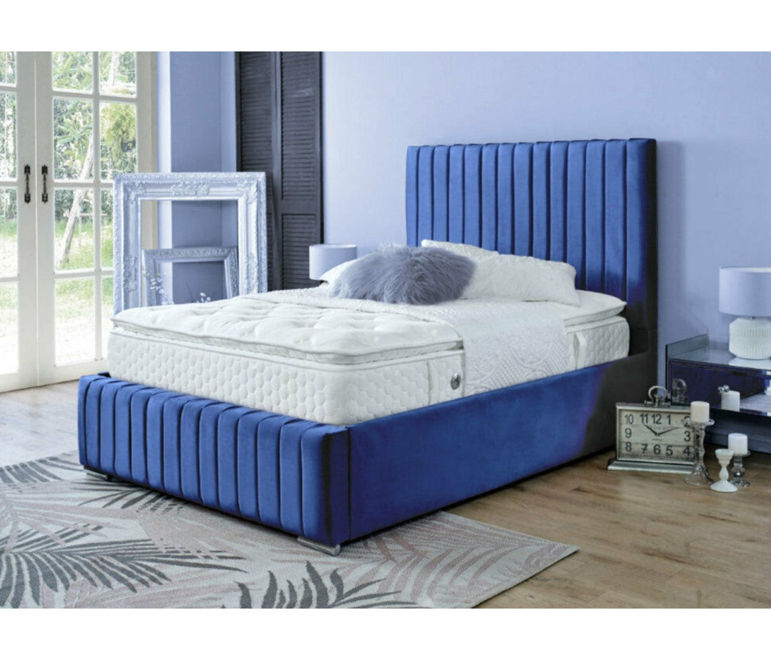 Kingston Bed With Headboard - Super King - 6Ft - Black