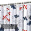 Rideau de douche avec 12 crochets aquarelle-1480455025