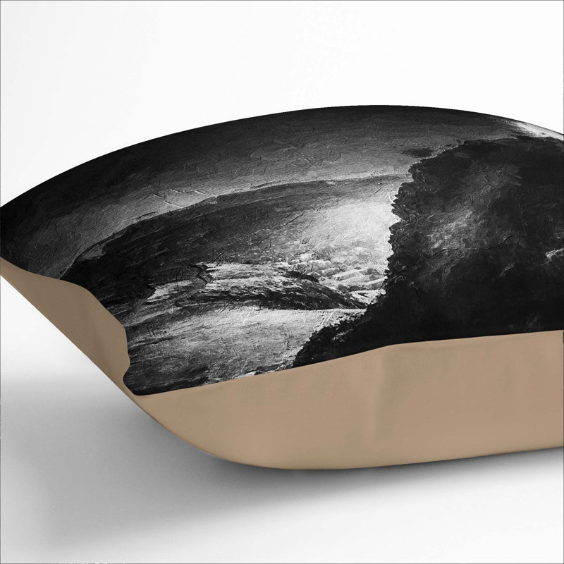 Square Throw Cushion, 55cm H x 55cm W x 20cm D, Stone