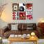6 Piece Wrapped Canvas Print