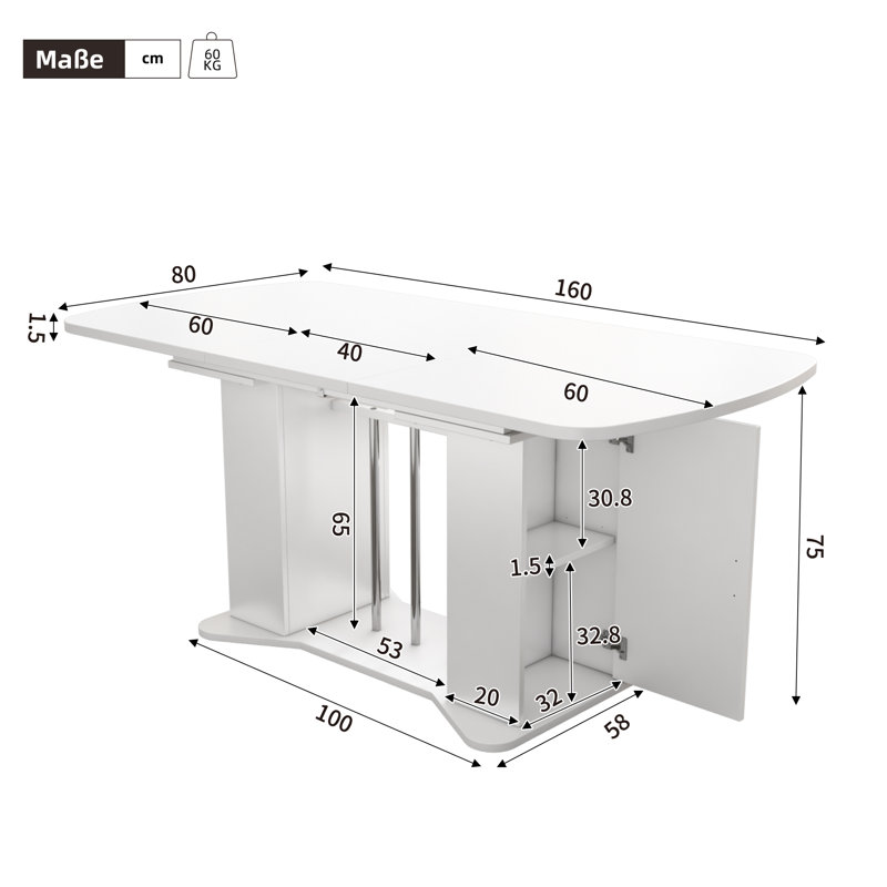 Bengiman Extendable Oval Dining Table