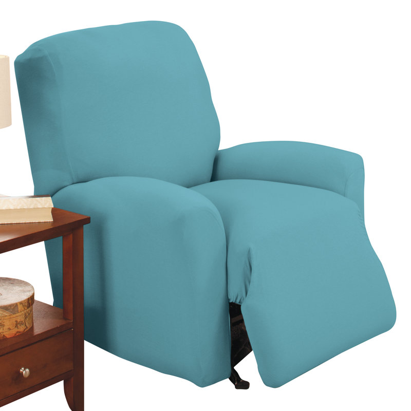Polyester Blend Box Cushion Recliner Slipcover
