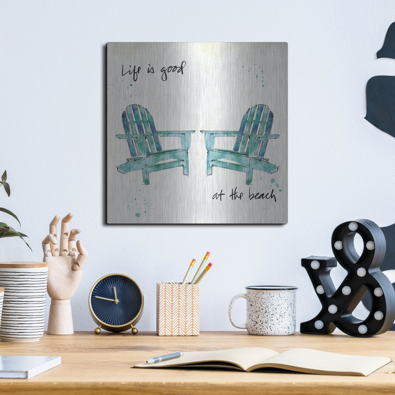 «Beach Divas Salt Water» par Anne Tavoletti, H 12 po x l 12 po
