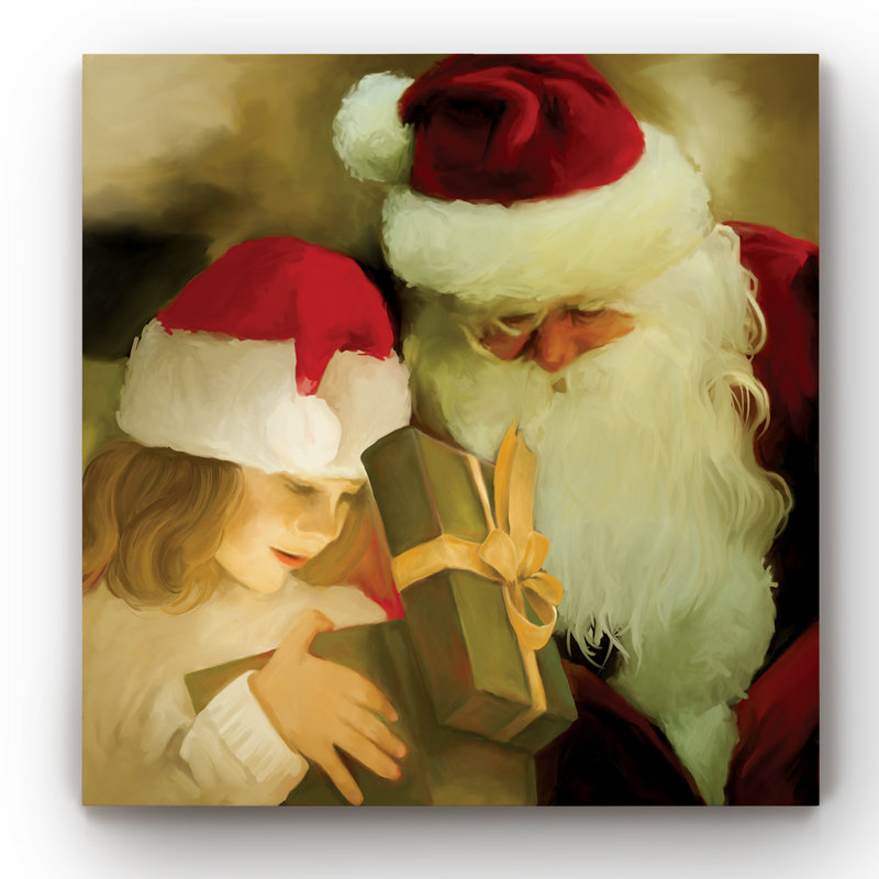 Christmas Wonder - Impression sur toile tendue, H 24 po x l 24 po x P 1 po