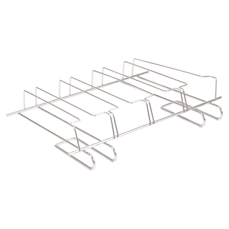 Hanging Wine Glass Rack in Silver
