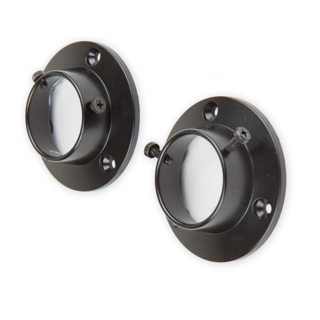 Langford Rod Socket (Close Ends) Curtain Rod Socket Orren Ellis