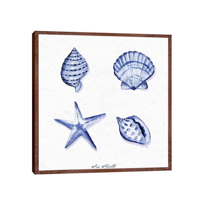 Shell Collection IV by Stephanie Ryan - Painting on Canvas, 45.72cm H x 45.72cm W x 3.81cm D