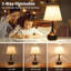 Ensemble de 2 lampes de table de chevet Farmhouse