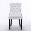 Chaise rembourrée en polyuréthane et velours-232385329