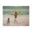 «Boy and Dog, Lifeguard» par Macneil, reproduction de peinture à l'huile sur toile tendue-29226378